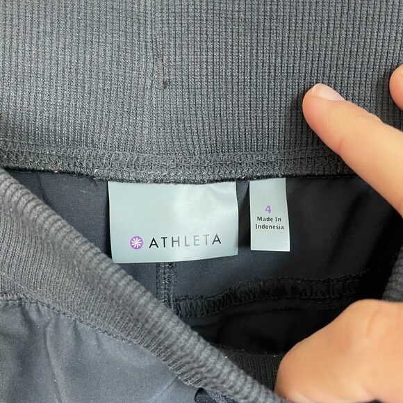 Athleta grey jogger pants womens size 4 - Picture 6 of 7